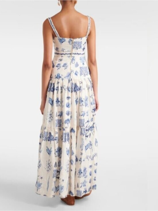 Agua by Agua Bendita Dresses & Skirts - Agua by Agua Bendita Lima printed linen Dress